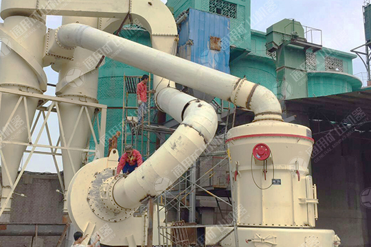 20 t/h limestone grinding powder production line in Hancheng, Shanxi province